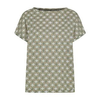 Roberto Ricci Design T-Shirts, female, Beige, Size: 2XS Lace Square Shirty T-shirt