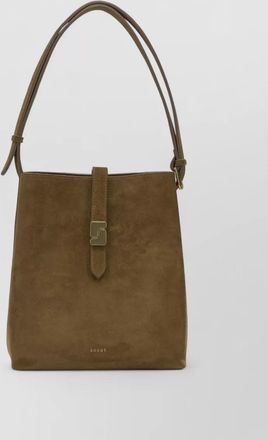 SOEUR bello small suede shoulder bag