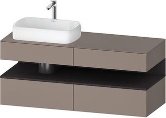 Duravit Qatego Consola Mueble Bajo Lavabo, 2 Extensiones, 2 - Duravit