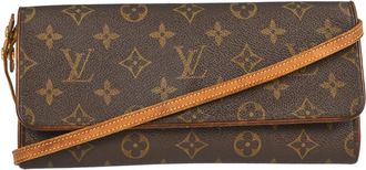 Louis Vuitton Twin Monogram Canvas Brown Canvas Handbag (Pre-Owned)