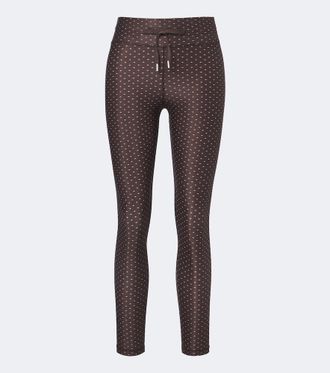 The Upside Poet printed cropped leggings