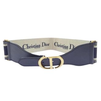 Dior Pre-owned Embroidery Belt - female - Dior Vintage - Vintage Belts - Blue - ONE SIZE - Pre-owned