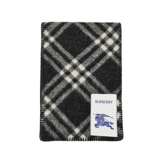 Burberry Check wool scarf Man One Size