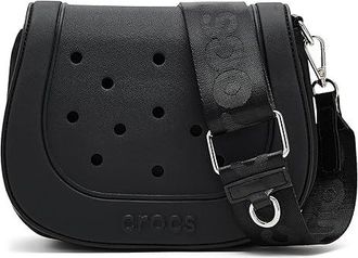 Crocs Matte Polyester Crossbody Bag With Eva Front Cross Body Womens Handbags Black