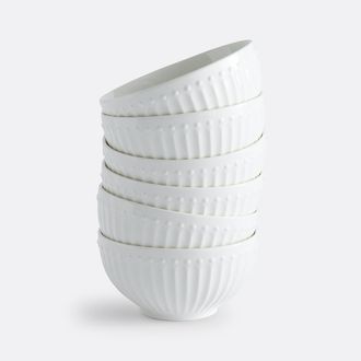 La Redoute Interieurs Set van 6 kommen in porselein, Jewely