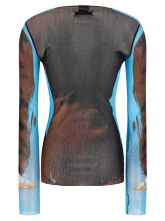 Jean Paul Gaultier Womens Multicolor Polyamide Dress Shirt