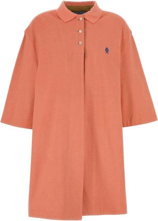 Prada Pink Logo Trench Coat