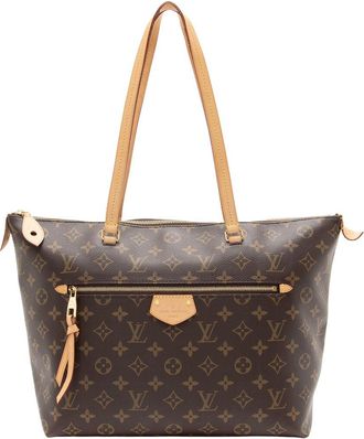 Louis Vuitton Brown Monogram Canvas Iena Mm Tote (Authentic Pre-Loved)