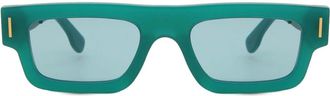 Retro Superfuture COLPO FRANCIS GREEN AJQ Womens Sunglasses Green Size 52
