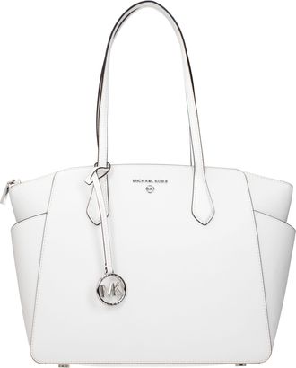 Michael Kors White Leather Shoulder Womens Bag