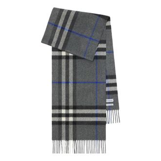 Burberry 26FW Check Cashmere Muffler Gray 8112642