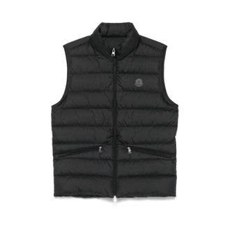 Moncler Heren, Jassen, Zwart, Maat: XL Leer