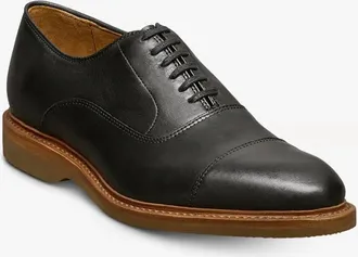 Allen Edmonds Mens Park Avenue Verse Cap-Toe Oxford Dress Shoe In Black Leather
