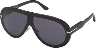 Tom Ford Troy Zonnebril - unisex - Zonnebrillen - Zwart - 61 MM - Accessoires