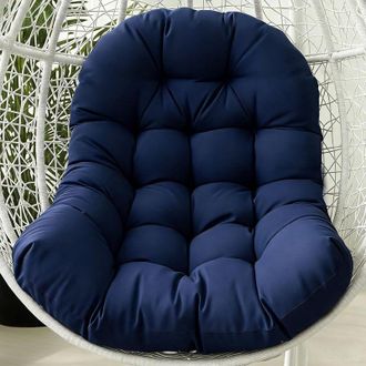 OEM Coj&iacute;n De Repuesto Impermeable Para Columpio De Jard&iacute;n Tipo Capullo - 120 X 84 X 18 Cm - Grueso - Desmontable Con Cintas Para Columpio De Jard&iacute;n Tipo C