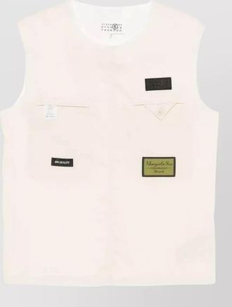 Maison Margiela sleeveless cotton blend vest