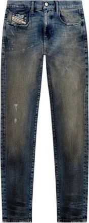 Diesel D-Strukt Jeans - Heren - Slim Fit Jeans - Blauw - W38 - Katoen - Jeans