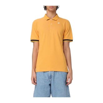 K-Way K-Way, Polo Shirts, male, Orange, Size: XL Vincent Pique Polo Shirt