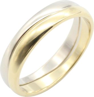 Cartier Gold Silver Yellow Gold (18K) White Gold (18K) Band Ring (Pre-Owned)