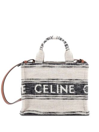 Celine Cabas Thais Printed Canvas Small tote bag - Toni neutri