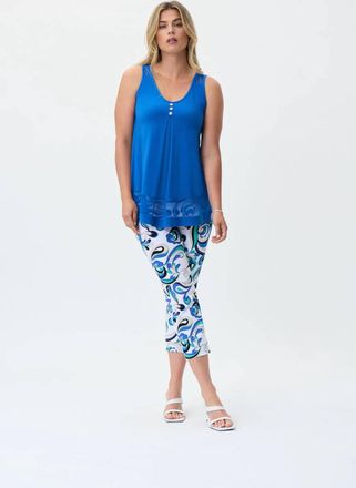 Joseph Ribkoff Mid-Rise Printed Pant In Multi