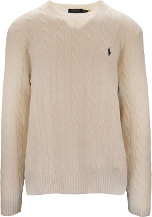 Ralph Lauren Heren, Truien, Wit, Maat: XL Wol