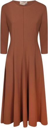 Blanca Vita Asia 4742 Bruciato - Dames - Casual kleedjes - Bruin - XS - Polyester - Kleedjes