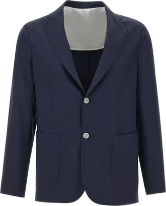 Barba Blazer in lana - Blu