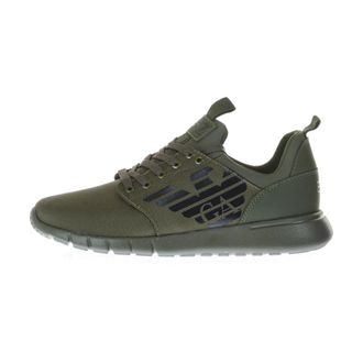 Emporio Armani Training Sneakers - Heren - Sneakers - Groen - 39 EU - Schoenen