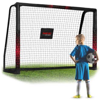 OEM Porter&iacute;a De F&uacute;tbol 180 X 120 X 60 Cm Ns-463 Negra Y Roja