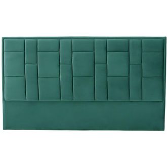 Vente-Unique Vente-unique - Testata 160 cm Velluto Verde - hermine