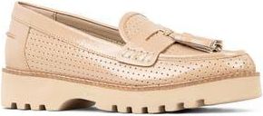Donald J Pliner Haarle Lug Sole Tassel Loafer in Sand at Nordstrom Rack, Size 6.5