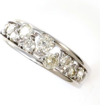 C&A White Gold White Gold (18K) Band Ring (Pre-Owned)