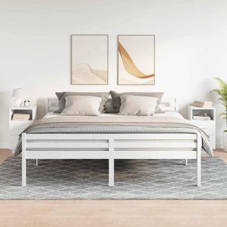 Berkfield Home Durable Bedside Cabinets 2 pcs with 2 Drawers White 36x36x68 cm | Size: 36 x 36 x 68 cm