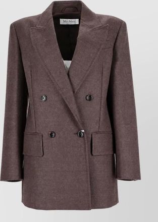 Max Mara virgin wool double breasted coat