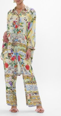 Camilla Straight Leg Pant Flor Fantastica at Nordstrom, Size 3X-Large Au