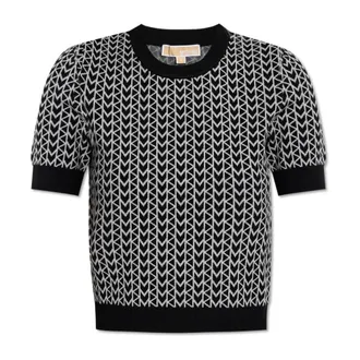 Michael Kors Dames, Truien, Zwart, Maat: XS Nylon