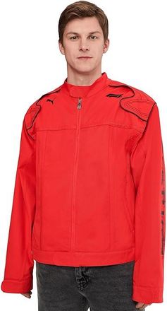 Puma Formula 1 Lifestyle Racing Jacket Mens Jacket Pop Red : 2XL, Polyester