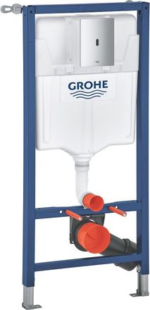 GROHE Solido Conjunto De Inodoro 3 En 1 Con Tectron Bau E, Altura