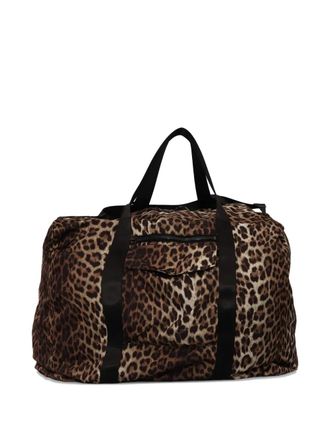 P.A.R.O.S.H. leopard-print top-handles luggage - Brown