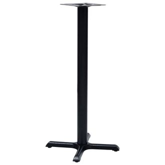 Berkfield Home Bistro Table Leg Black 56x56x107 cm Cast Iron | Size: 56 x 56 x 107 cm