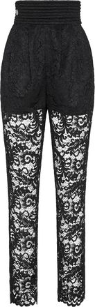 Philipp Plein Long Trousers Lace