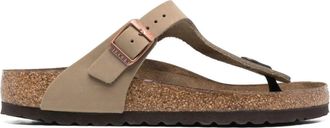 Birkenstock Gizeh Brown Tobacco, pelle oliata