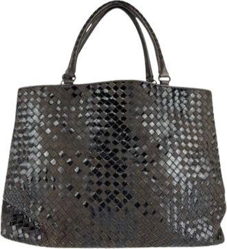 Bottega Veneta Pre-owned Tote Bags, female, Black, Size: ONE SIZE Pre-owned Vintage Tote Bag