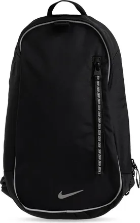 Nike Fitness, unisex, Zwart, ONE Size, Leer, Commute 8L Sling Bag