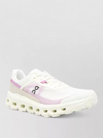 On recycled polyester logo-detail low-top sneakers