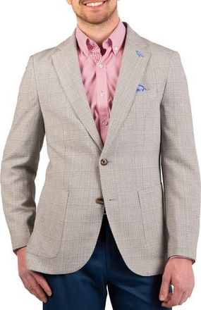 Tailorbyrd Mini Melange Check Sport Coat in Sage at Nordstrom Rack, Size 44