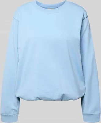 Freequent Sweatshirt mit Rundhalsausschnitt Modell Saida in Hellblau, Gr&ouml;&szlig;e XL
