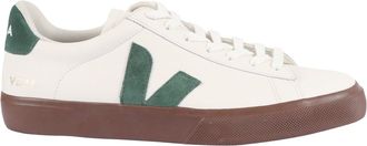 Veja White Cyprus Campo Leather Sneakers