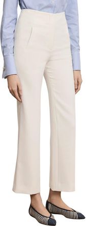 Veronica Beard Carys Crop Pants in Dove at Nordstrom, Size 00